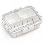 3-Piece Food Container Set Refrigerator Storage Container with Divider