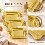 Acrylic fruit tray Acrylic 3-Piece Fruit Tray Set